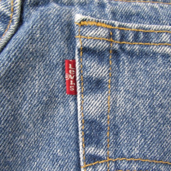 Vintage Levis 560 Jeans Mens 38x32 Loose Fit Black Batwing Made USA 90s Waist 36 - Picture 6 of 11